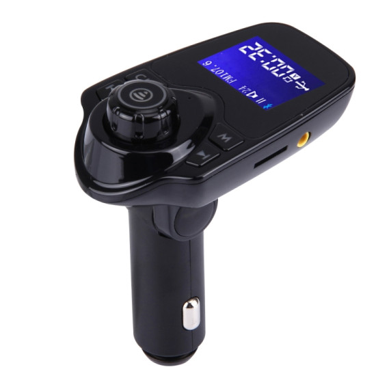 T11 Bluetooth FM Transmitter Car MP3 Player with LED Display, Support Double USB Charge & Handsfree & TF Card & U Disk Music Play Function