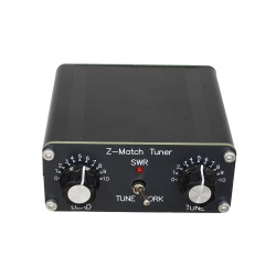 Z-Match QRP Manual Antenna Tuner 5W 3-28 Mhz Antenna HAM Tuner(Black)