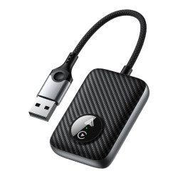 2 in 1 USB Wired to Wireless Car CarPlay / Android Auto Box Adapter(Black)