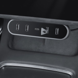 Tesla Model Y / 3 2021-2023 Foldable Hidden Smart Docking Station Behind The Car Screen