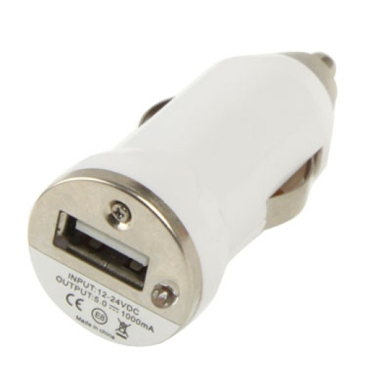 USB Car Charger for iPhone 6 & 6 Plus, iPhone 5 & 5S & 5C, iPhone 4 & 4S, iPhone 3G & 3GS, iPod Touch(White)