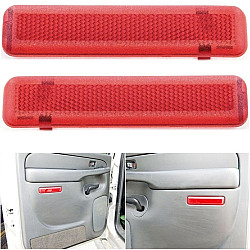 1 Pair For Chevrolet Silverado 2003-2007 Car Door Interior Panel Reflector 15183155 15183156
