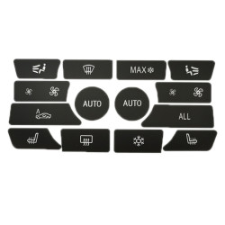BMW 5 Series/7 Series/X5/C6/F10/F01/F15 Air Conditioning Button Repair Sticker, Style: B 14pcs No OFF