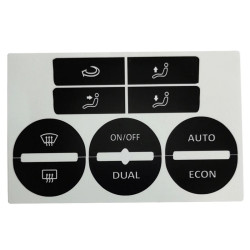 Volkswagen GOLF MK5/Passat Air Conditioning Central Control Button Repair Patch