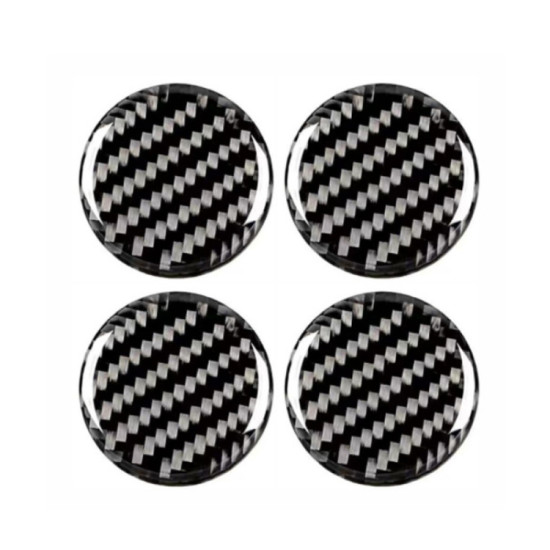 10pcs Car Modification Protection Keyhole Anti-Blocking Sticker(Carbon Fiber Black)