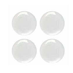 10pcs Car Modification Protection Keyhole Anti-Blocking Sticker(Transparent)