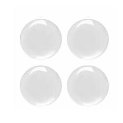 10pcs Car Modification Protection Keyhole Anti-Blocking Sticker(White)