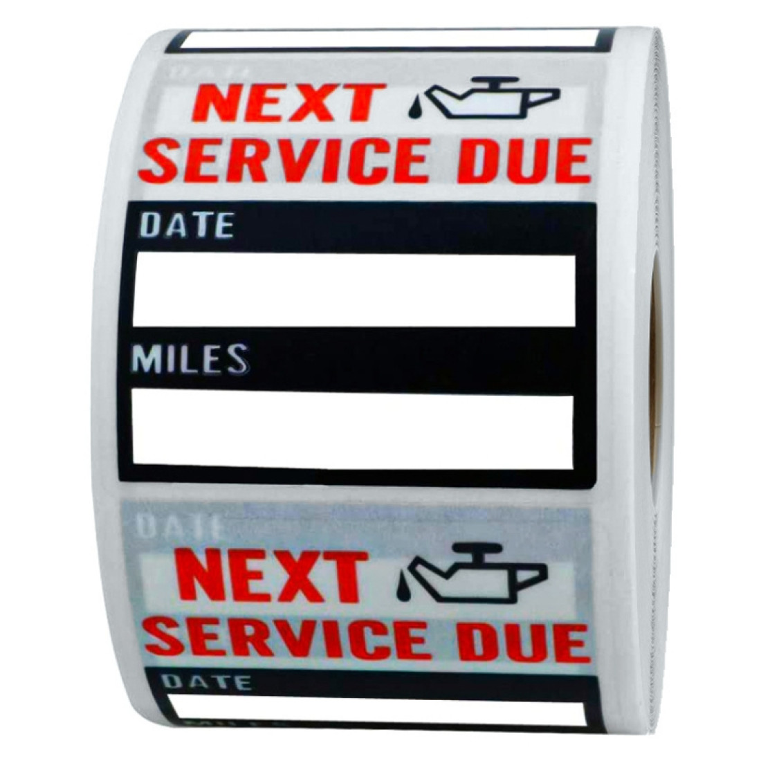 Maintenance Car Sticker Car Oil Change/Maintenance Reminder Window Sticker(100pcs /Roll)`