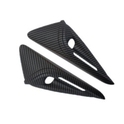 Tesla 2024 Model 3 Fenders Side Labels Camera Cover Stickers, Color: Matt Carbon Fiber Texture