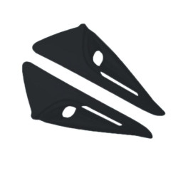 Tesla 2024 Model 3 Fenders Side Labels Camera Cover Stickers, Color: Frosted Matt Black