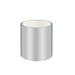 10cm x 5m Car Carbon Fiber Bumper Anti-Collision Strip