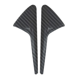 Tesla Model 3/Y/X/S 17-23 Camera Side Protective Cover Y-Type Lens Hood, Color: Light Carbon Fiber