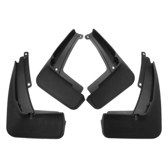 Volkswagen ID.4X 2015-2023 4pcs/Set Car Auto Soft Plastic Splash Flaps Fender Guard