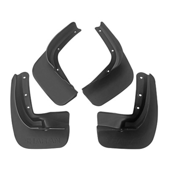 Volkswagen Sharan 2012-2019 4pcs/Set Car Auto Soft Plastic Splash Flaps Fender Guard
