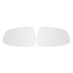 Tesla Model S White Wide Field Of View Anti-glare Rearview Mirror Reversing Lens