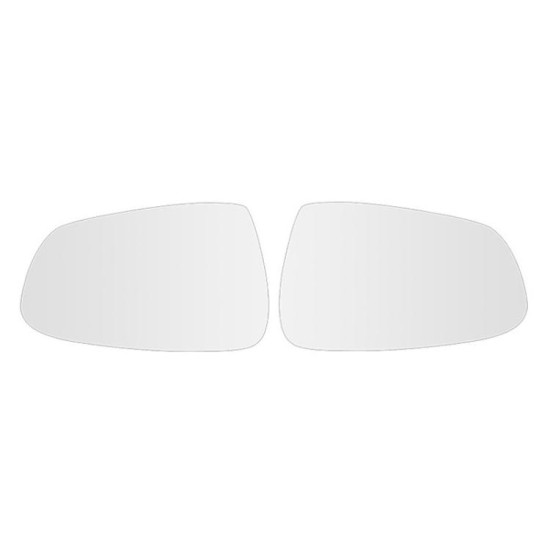 Tesla Model S White Wide Field Of View Anti-glare Rearview Mirror Reversing Lens