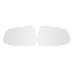 Tesla Model X White Wide Field Of View Anti-glare Rearview Mirror Reversing Lens