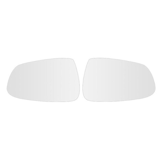 Tesla Model X White Wide Field Of View Anti-glare Rearview Mirror Reversing Lens