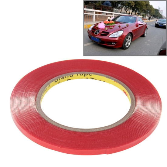 Universal Transparent Double Sided Adhesive Tape, Width: 0.6cm, Length: 10m