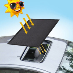 100x65cm Car Sunroof Magnetic Suction Anti-Mosquito Cover Anti-Mosquito Screen Window