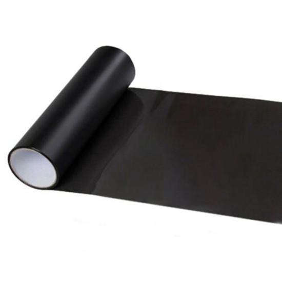 2pcs Car Headlight Protective Film Tail Light Film Motorcycle Fog Light Film, Size:30 x 100cm(Matte Black)