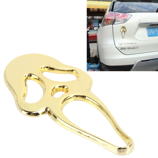 The Image of The Elf Auto Sticker Metal Fashion Car Stickers(Gold)