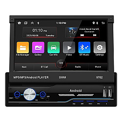 SWM 9702 Car HD 7 inch Android Radio Receiver MP5 Player, Support FM & Bluetooth & GPS & WiFi