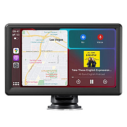 X70-1 Car 7 inch IPS Portable Smart Screen Wireless Screen Projection Carplay Android Auto(Black)