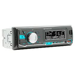 D3162 Car Colorful Lights MP3 Player Supports Voice Assistant / FM(Black)