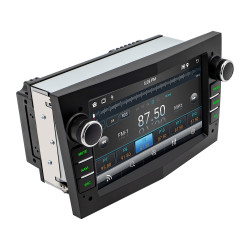 S-OB7A 7 inch Portable Car MP5 Player Built-in DAB Function Support CarPlay / Android Auto for OPEL, Specification:2GB+32GB(Black)