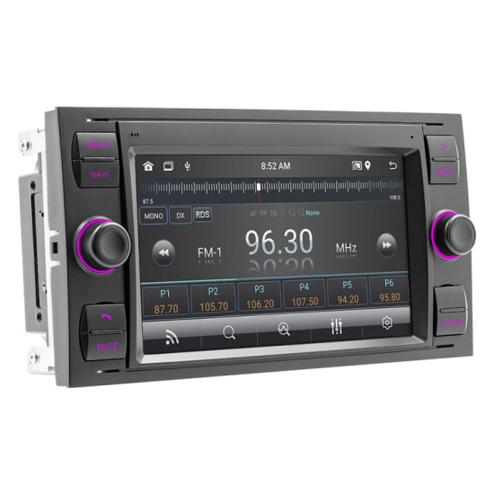 Ford Transit 7 inch Android Navigation Machine Supports WiFi / GPS / RDS, Specification:2GB+32GB(Black)
