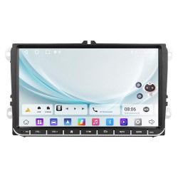 Volkswagen Android 15 9 inch Screen Car Player Car Central Control Navigation, Specification:Standard+AHD+Microphone