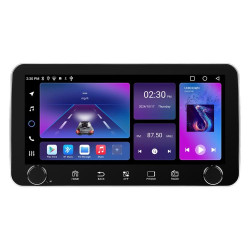 10.36 inch Screen Android 15 Car CarPlay Navigation Integrated Machine with Dual Knob, Specification:Standard+AHD+Microphone