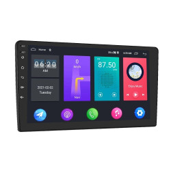 A2799 10 Inch Android WiFi 2+32G Central Control Large screen Universal Car Navigation Reversing Video Player, Style:Standard