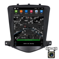 Chevrolet Cruze 9.7 inch Navigation Integrated Machine, Style: Standard+12 Light Camera(2+32G)