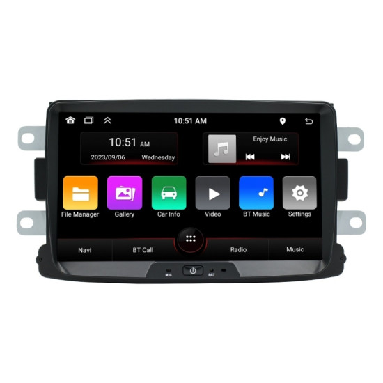 Renault Dacia Car Android Navigation Bluetooth FM Radio, Memory: 2+64G
