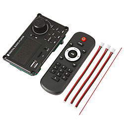 100W 12V TPA3116 Color Screen Power Amplifier Bluetooth Decoder Board With Recording Call(Silicone Remote Control)