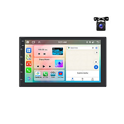 10.1inch Android 13.0 Dual Butt Universal Wireless Carplay Car Navigation Center Control All-In-One Monitor(Standard+AHD Camera)