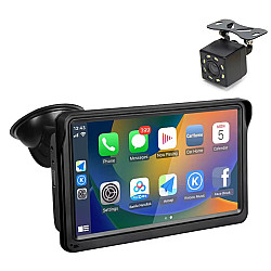 10.26 Inch Car Multimedia Display Supports Carplay/Android Auto Screen Mirroring(Display+ Camera)
