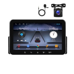 7 inch Horizontal Screen Android 13.0 Single Spindle Universal Car Multimedia Player, Style: Standard+Camera+Mic