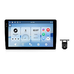 10 inch 4+64G Universal Android 15 Central Control Large Screen Car Wireless Carplay Navigation Integrated Machine(Standard+AHD Camera)