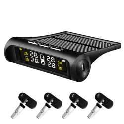 YBP0248 Universal Car Wireless Solar Builtin TPMS Tire Pressure Monitor Detector