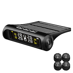 YBQ0248 Universal Car Wireless Solar External Tire Pressure Monitor Detector