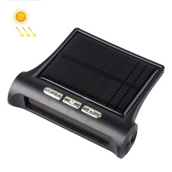 T1 Vehiclemounted Solar Wireless Tire Pressure Monitoring System Generalpurpose Vehicle Tire Pressure ThermometerBlack