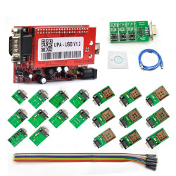 UPA V13 Car USB Programmer ECU Chip Tuning Eeprom Small Board Full Set