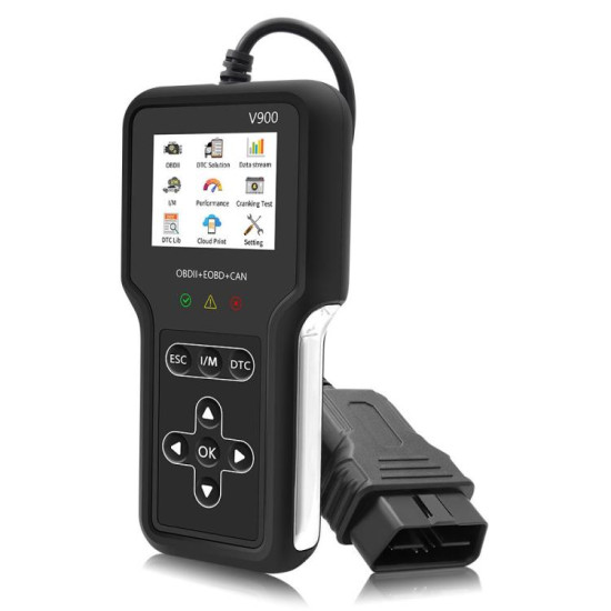 V900 Car Engine Transmission Diagnostic Scanner Tool Car Fault DetectorBlack