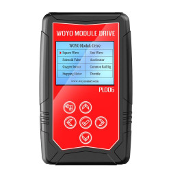 WOYO PL006 Automotive Component Sensor Offline Drive Tester for Automotive Maintenance and Inspection Sensors Auto tools Black Red