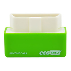 Super Mini EcoOBDII Plug and Drive Chip Tuning Box for Benzine Lower Fuel and Lower EmissionGreen