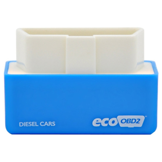 Super Mini EcoOBDII Plug and Drive Chip Tuning Box for Internal Combustion Engine Lower Fuel and Lower EmissionBlue