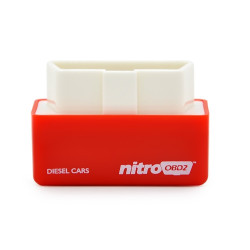 Super Mini EcoOBDII Plug and Drive Chip Tuning Box for Internal Combustion Engine Lower Fuel and Lower EmissionRed